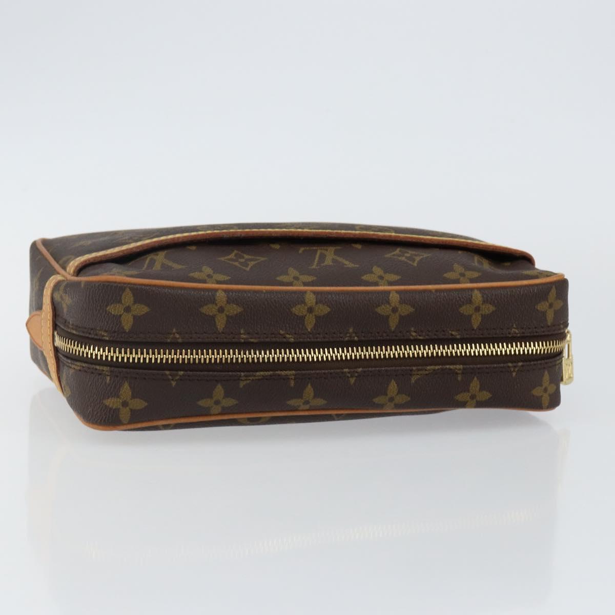 LOUIS VUITTON Monogram Compiegne 23 Clutch Bag M51847 LV Auth BA5982