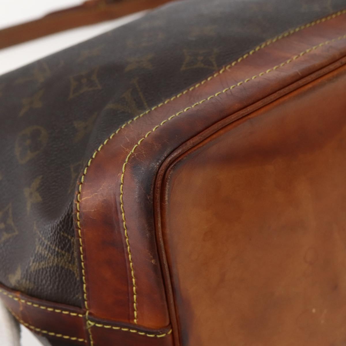 LOUIS VUITTON Monogram Noe Shoulder Bag M42224 LV Auth BA5985