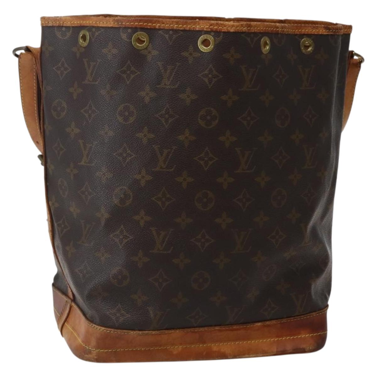 LOUIS VUITTON Monogram Noe Shoulder Bag M42224 LV Auth BA5985