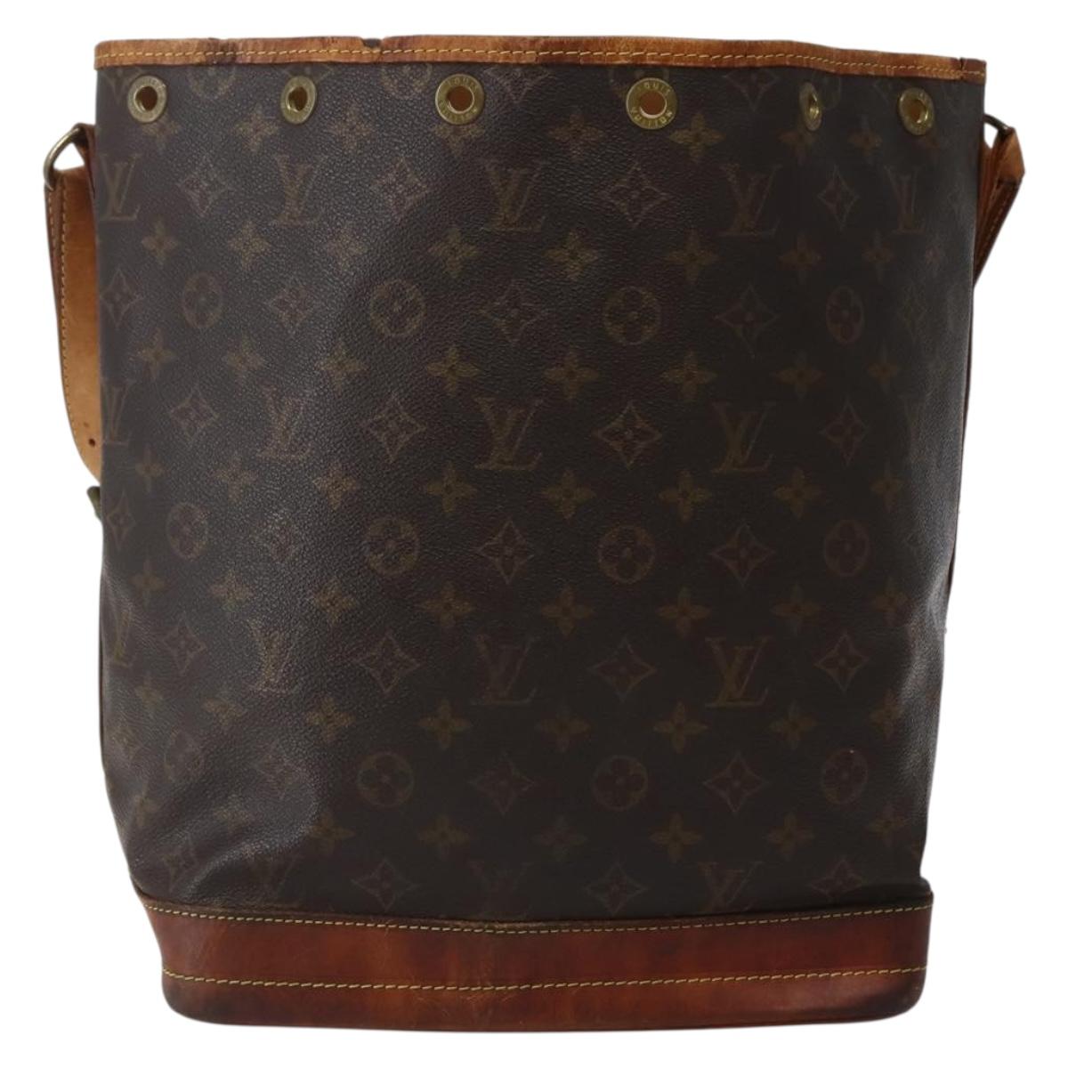 LOUIS VUITTON Monogram Noe Shoulder Bag M42224 LV Auth BA5985