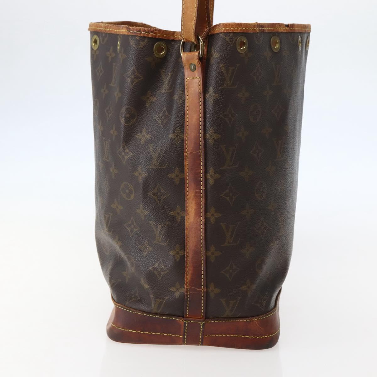 LOUIS VUITTON Monogram Noe Shoulder Bag M42224 LV Auth BA5985