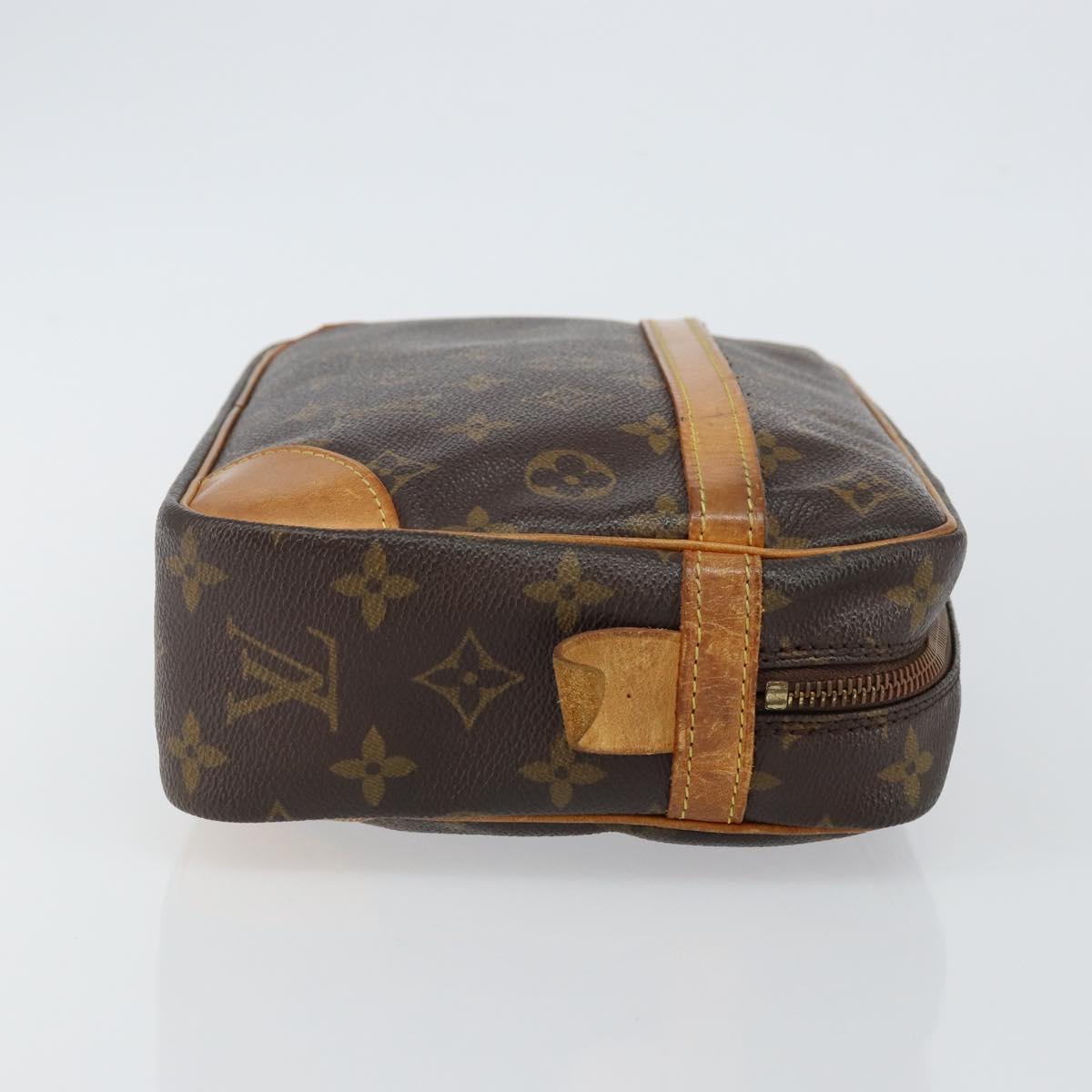 LOUIS VUITTON Monogram Compiegne 28 Clutch Bag M51845 LV Auth BA5992