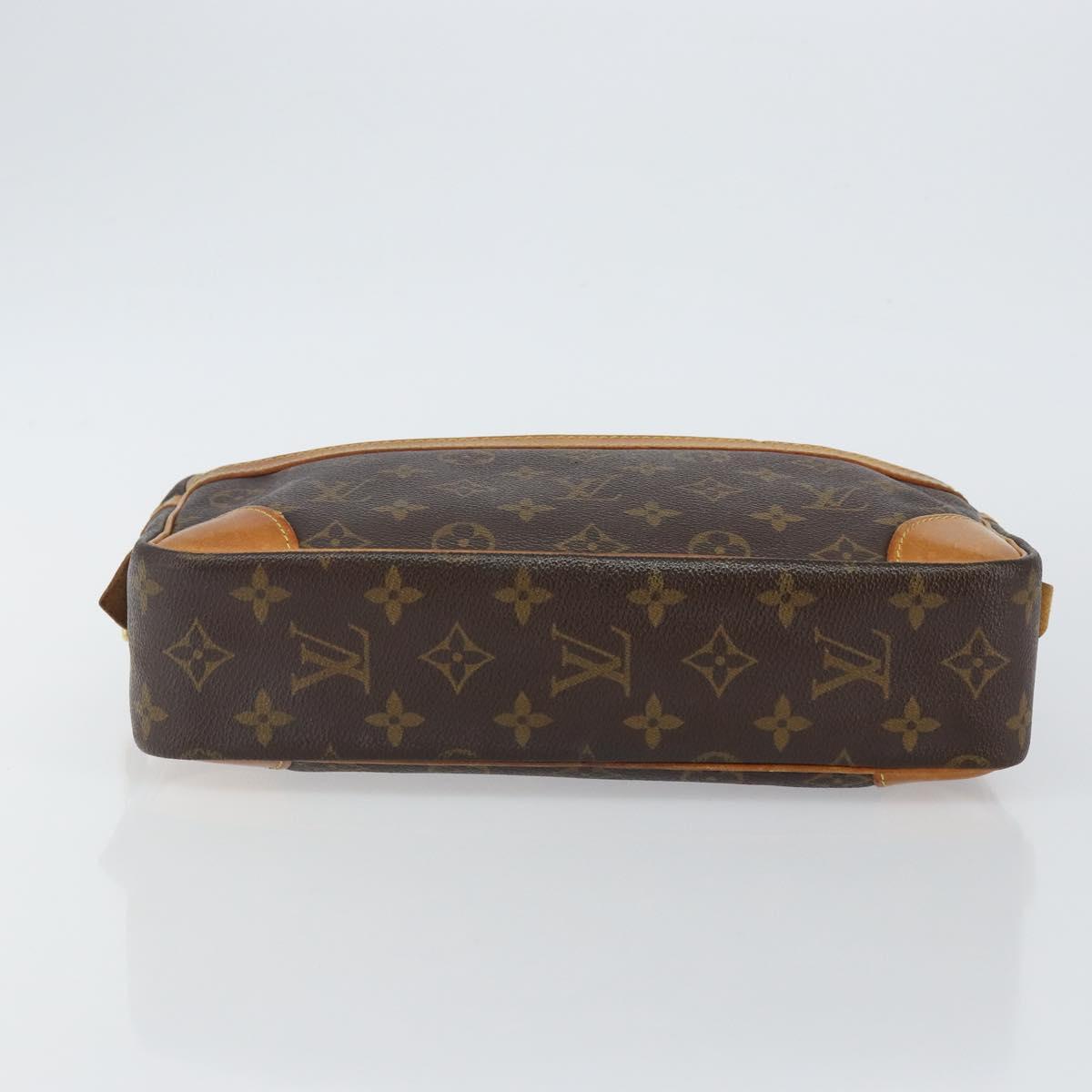 LOUIS VUITTON Monogram Compiegne 28 Clutch Bag M51845 LV Auth BA5992