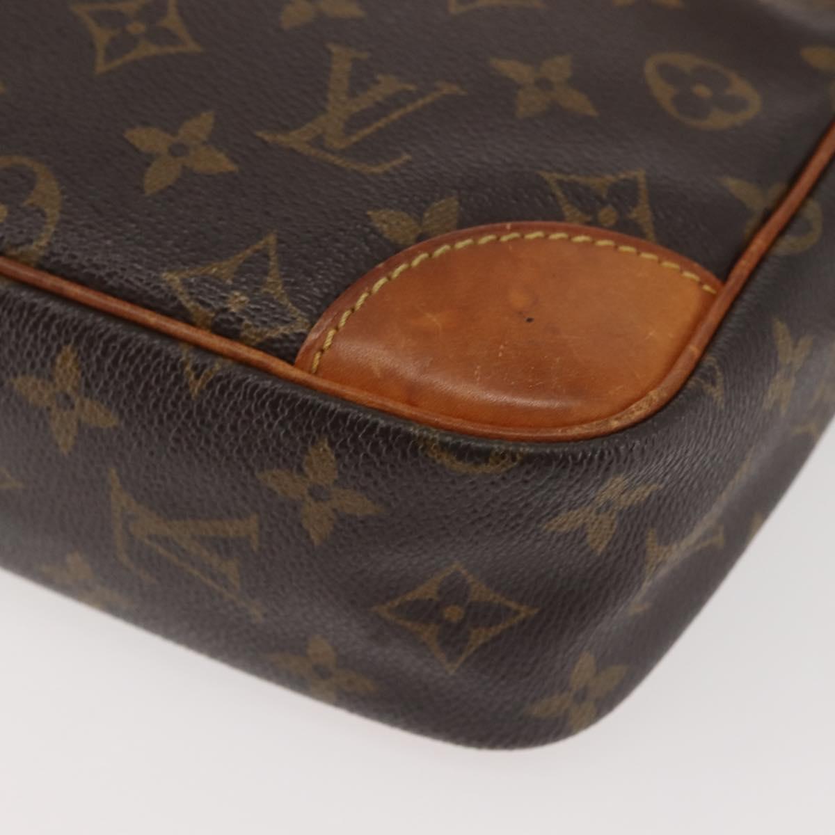 LOUIS VUITTON Monogram Compiegne 28 Clutch Bag M51845 LV Auth BA5993