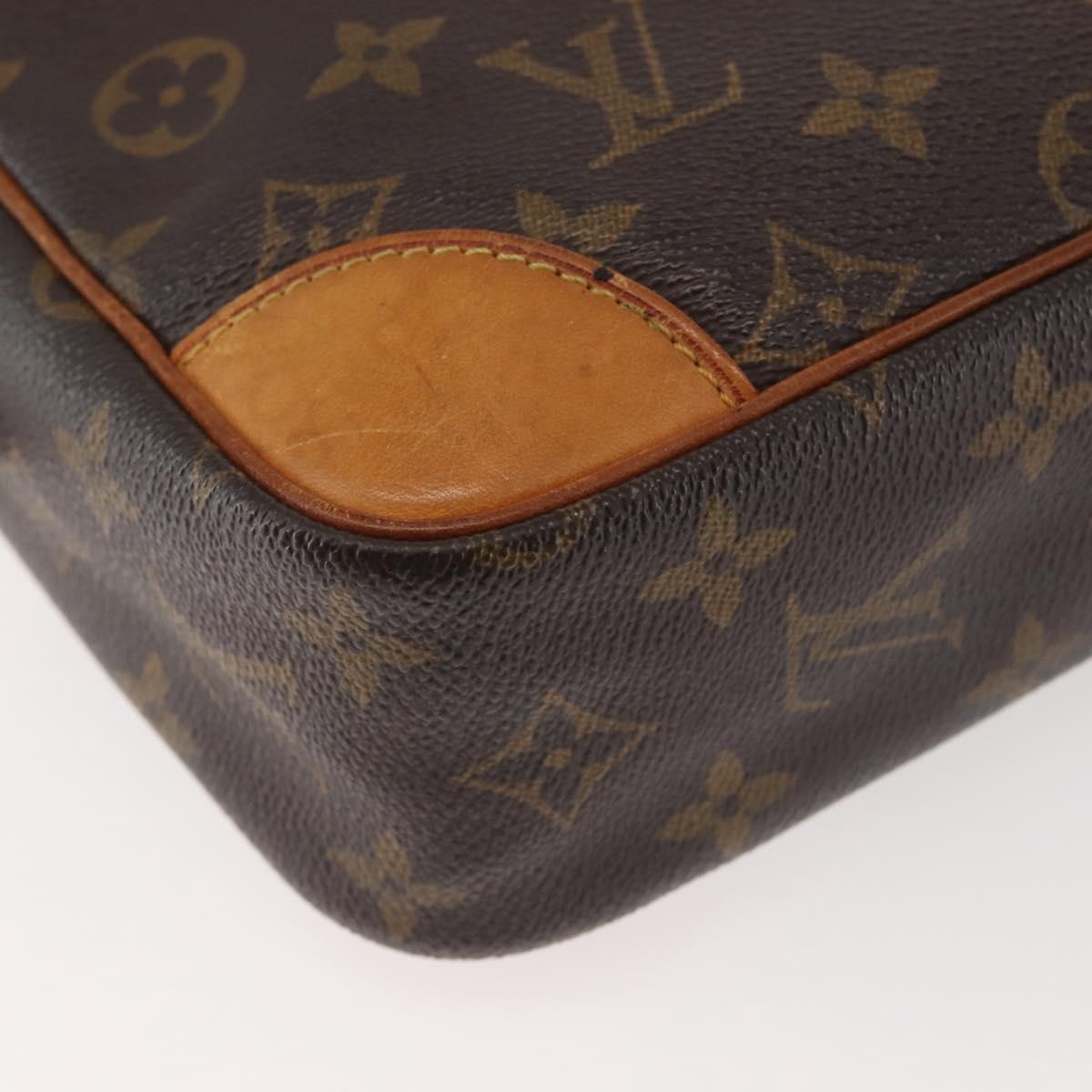 LOUIS VUITTON Monogram Compiegne 28 Clutch Bag M51845 LV Auth BA5993