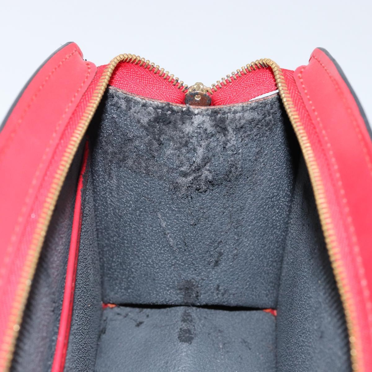 LOUIS VUITTON Epi Trousse Crete Clutch Bag Red M48407 LV Auth BA5996