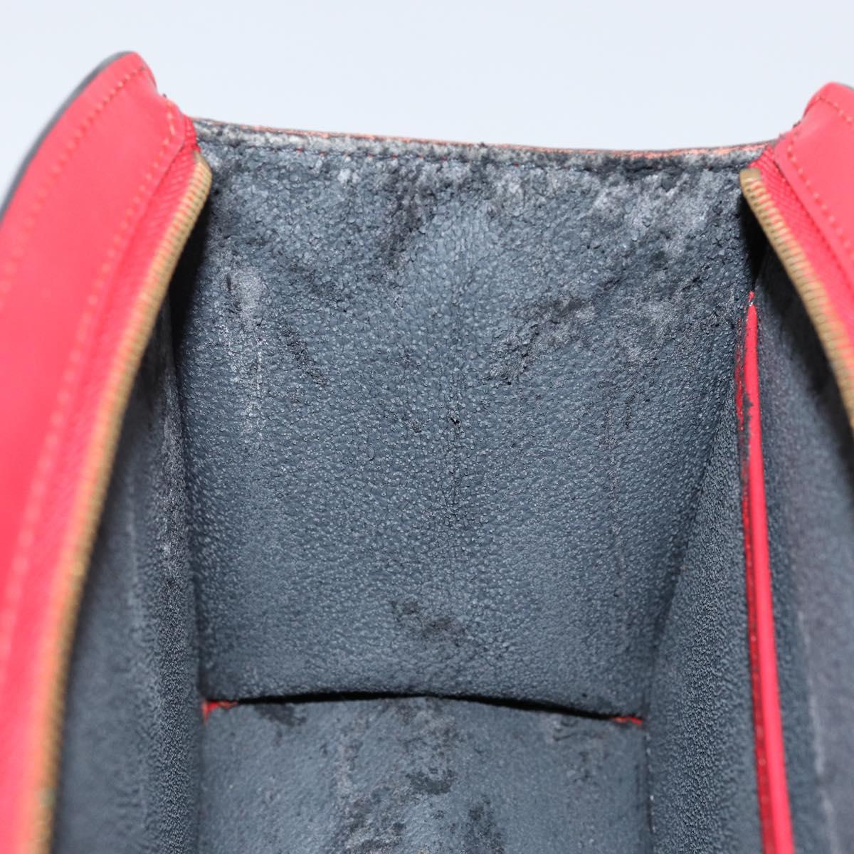 LOUIS VUITTON Epi Trousse Crete Clutch Bag Red M48407 LV Auth BA5996