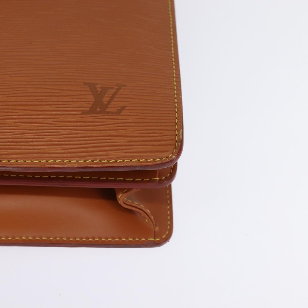 LOUIS VUITTON Epi Serviette Conseiller Briefcase Gold M54428 LV Auth BA5997