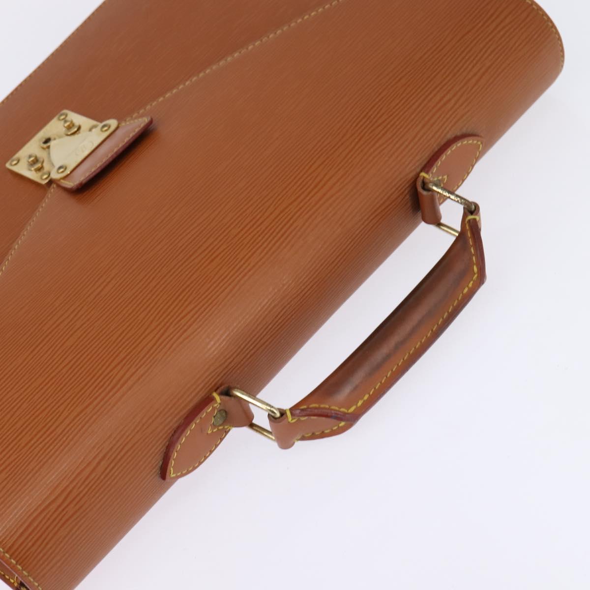 LOUIS VUITTON Epi Serviette Conseiller Briefcase Gold M54428 LV Auth BA5997