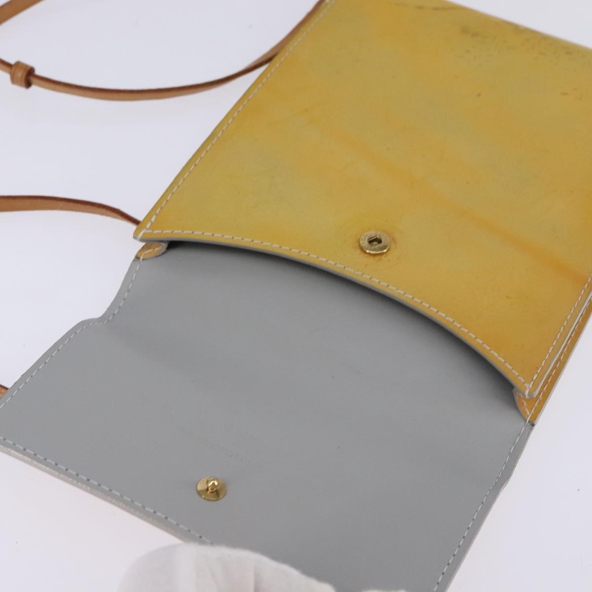 LOUIS VUITTON Monogram Vernis Kenmare Shoulder Bag Gris M91060 LV Auth BA5998