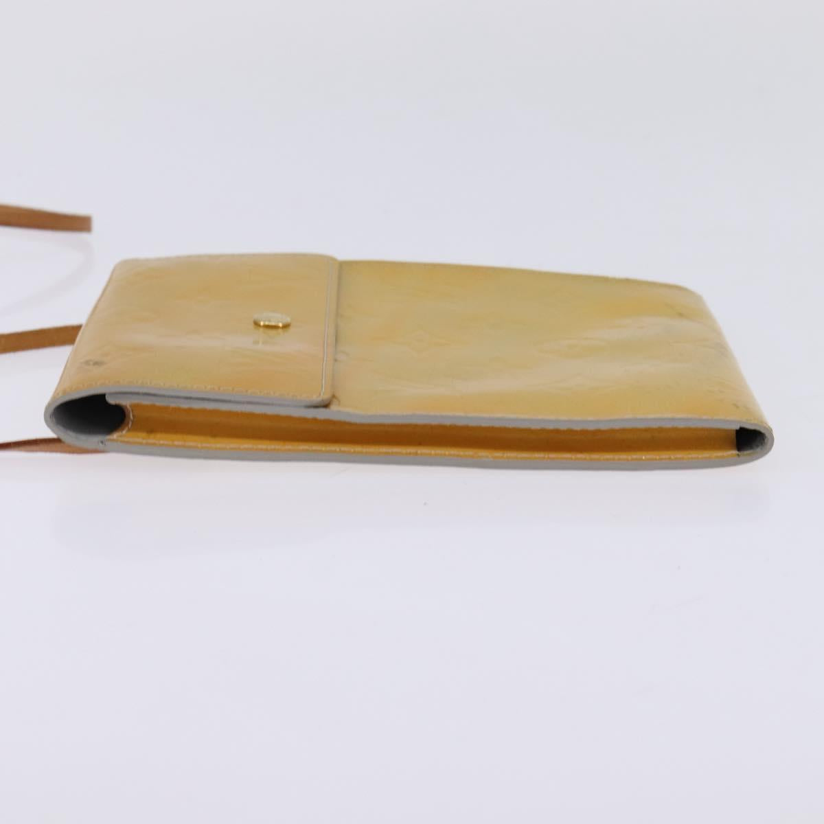 LOUIS VUITTON Monogram Vernis Kenmare Shoulder Bag Gris M91060 LV Auth BA5998