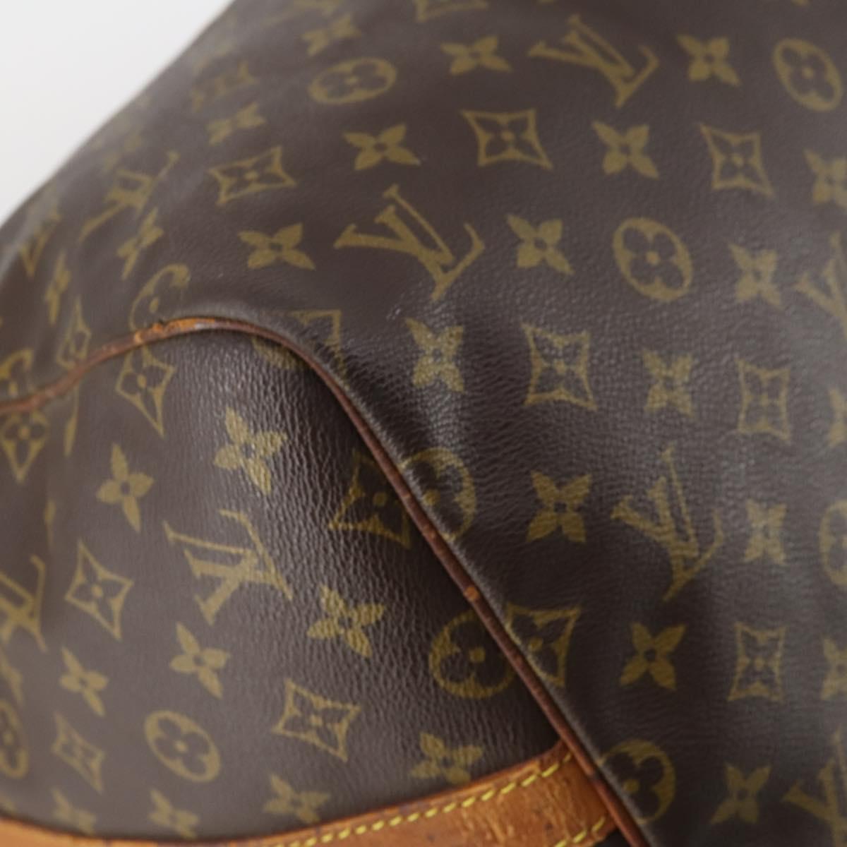 LOUIS VUITTON Monogram Keepall Bandouliere 55 Boston Bag M41414 LV Auth BA5999