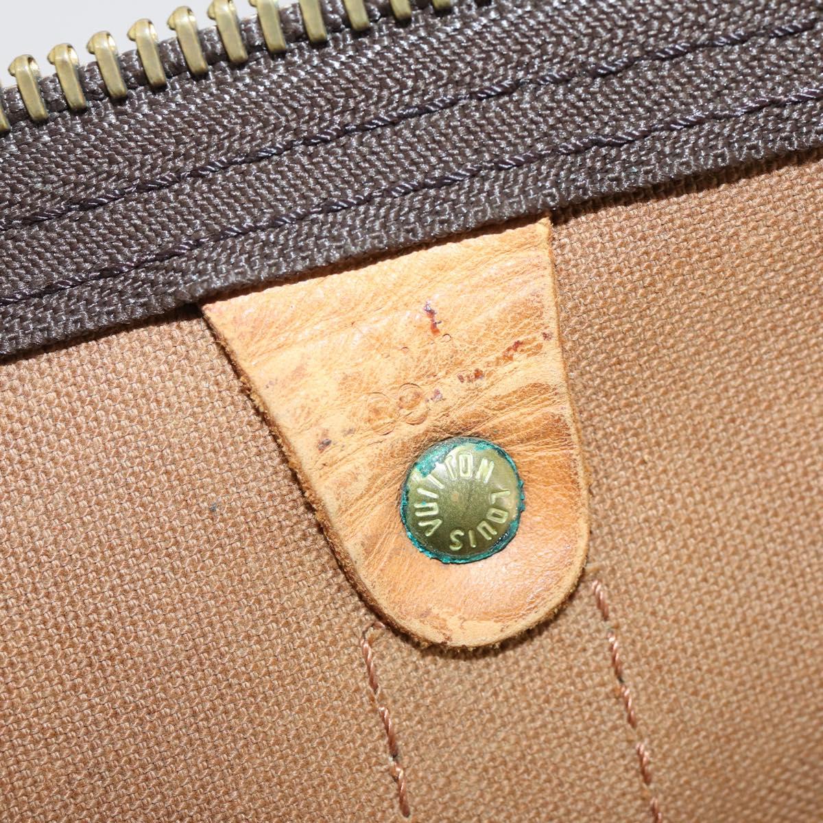 LOUIS VUITTON Monogram Keepall Bandouliere 55 Boston Bag M41414 LV Auth BA5999