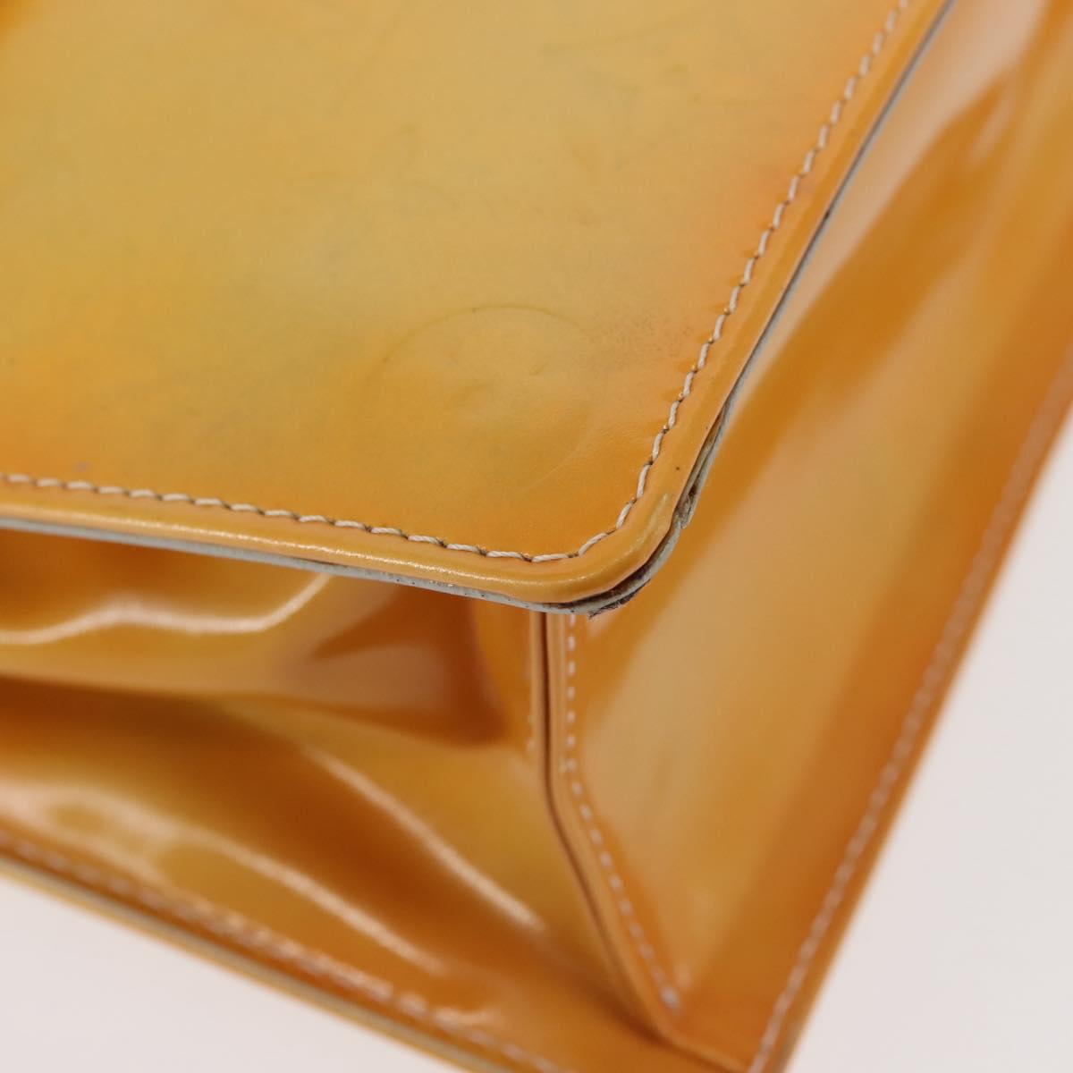 LOUIS VUITTON Monogram Vernis Spring Street Hand Bag Gris M91029 LV Auth BA6002