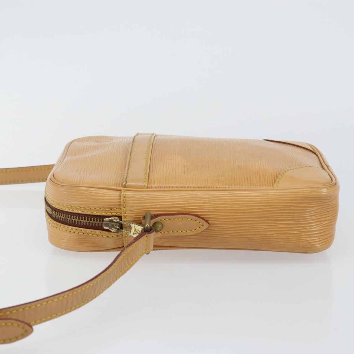 LOUIS VUITTON Epi Danube Shoulder Bag Beige M11910 LV Auth BA6003