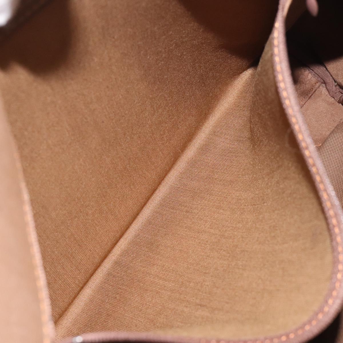 Burberrys Nova Check Tote Bag Canvas Beige Gold Auth BA601