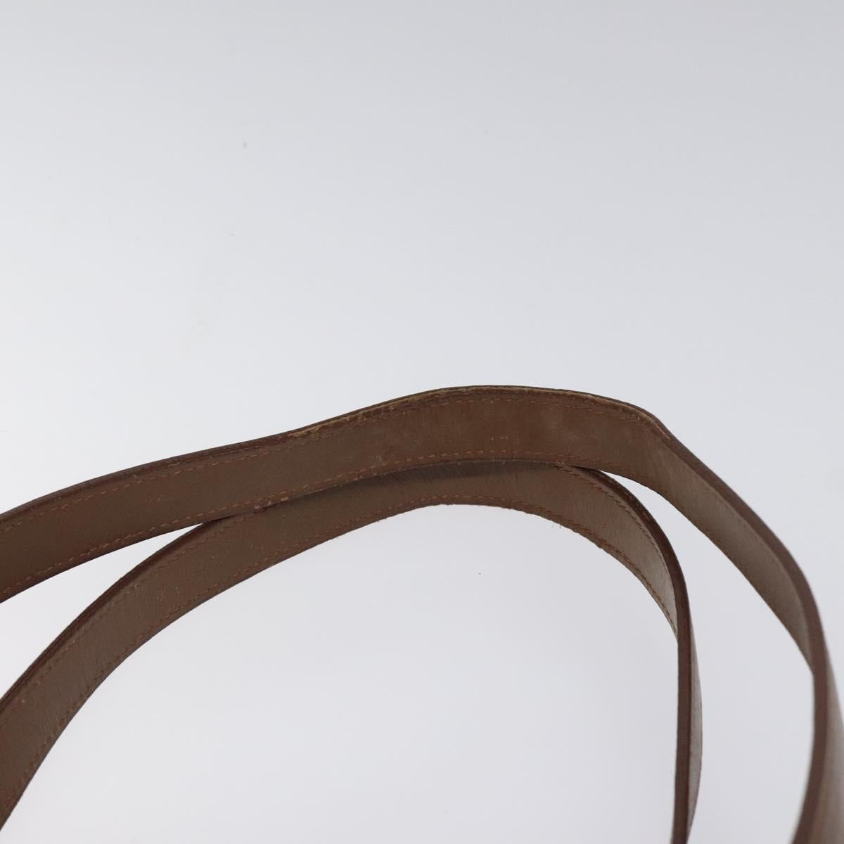 Burberrys Nova Check Tote Bag Canvas Beige Gold Auth BA601