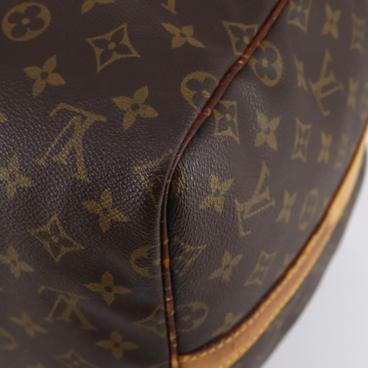 LOUIS VUITTON Monogram Keepall Bandouliere 55 Boston Bag M41414 LV Auth BA6044