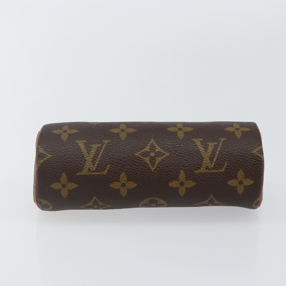 LOUIS VUITTON Monogram Papillon Pouch LV Auth BA6063