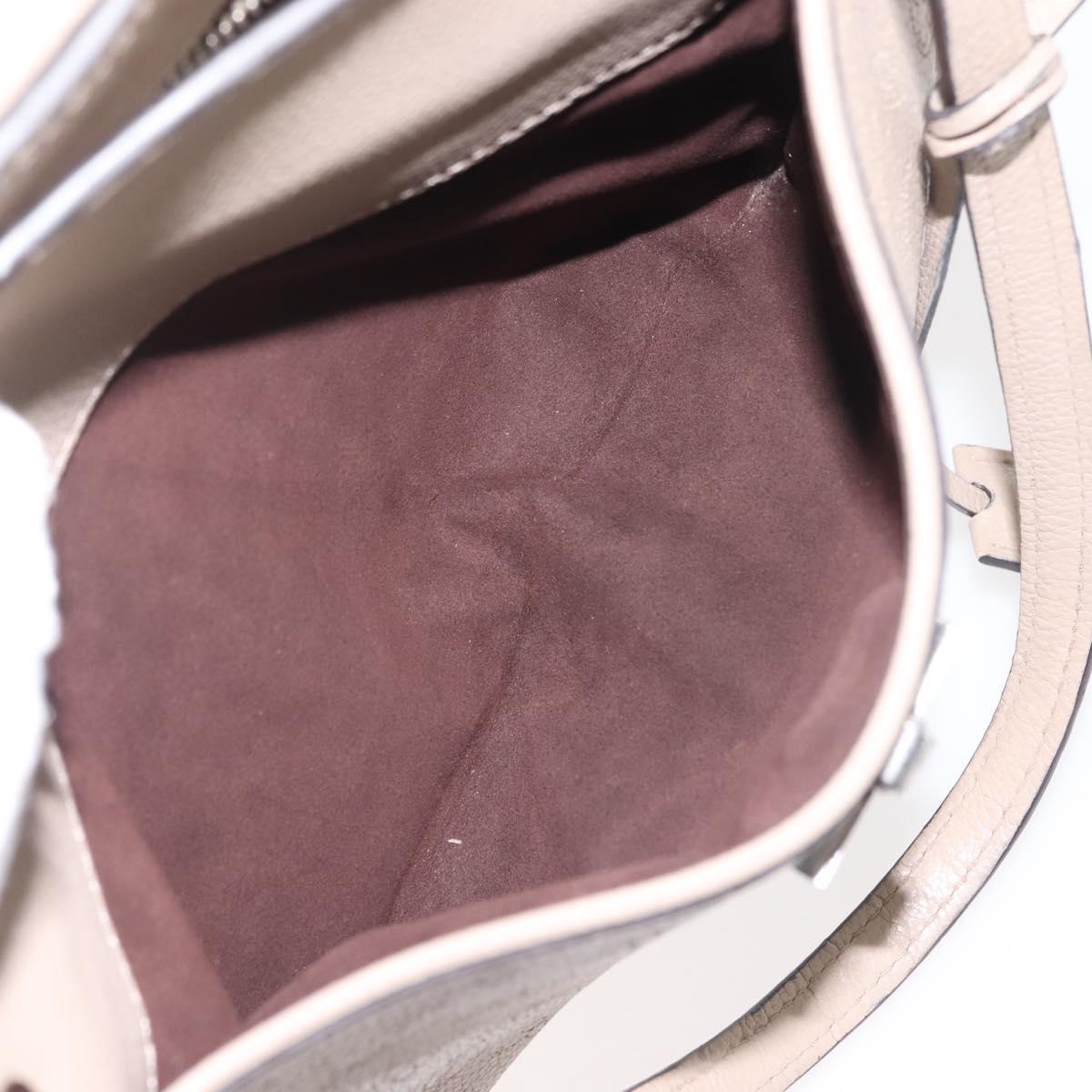 LOUIS VUITTON Monogram Mahina Sevres Bag Leather Beige M41791 LV Auth BA6064