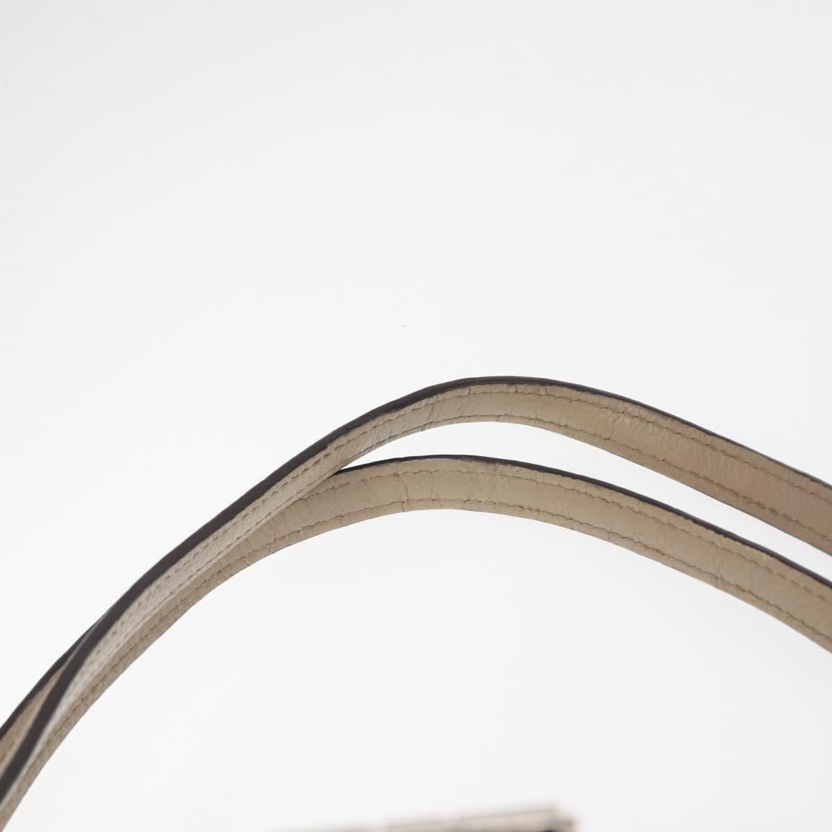 LOUIS VUITTON Monogram Mahina Sevres Bag Leather Beige M41791 LV Auth BA6064