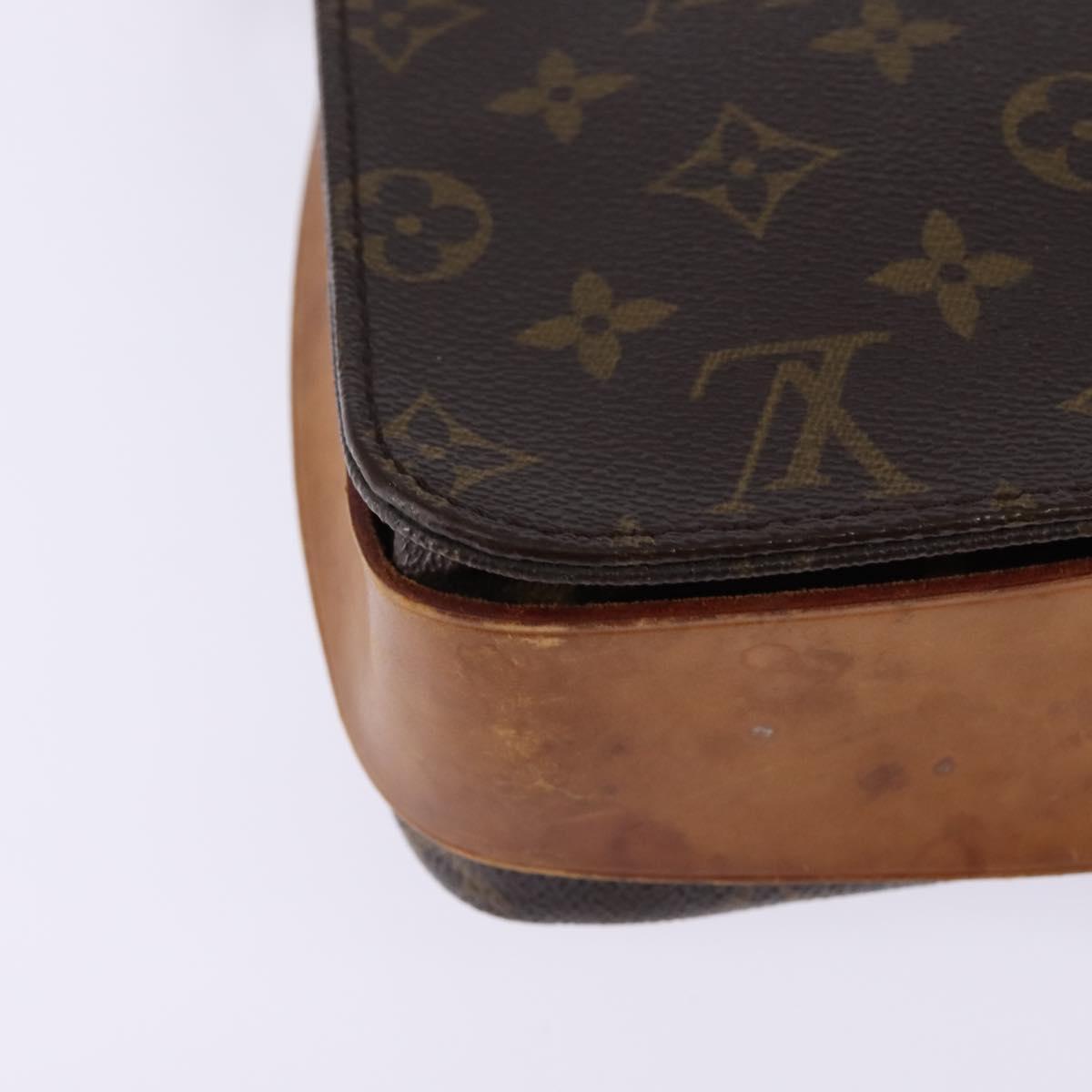 LOUIS VUITTON Monogram Cartouchiere GM Shoulder Bag M51252 LV Auth BA6070