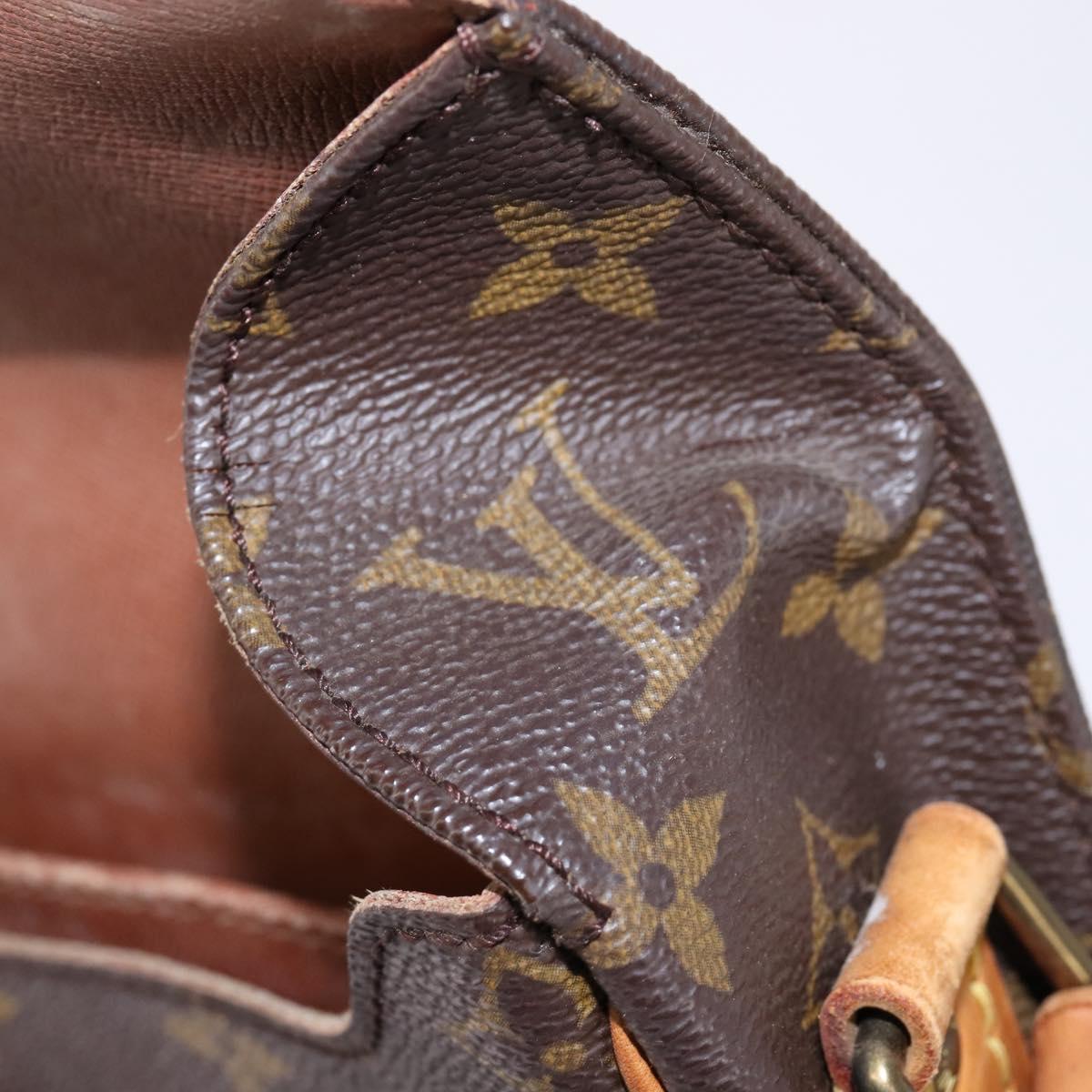 LOUIS VUITTON Monogram Cartouchiere GM Shoulder Bag M51252 LV Auth BA6070