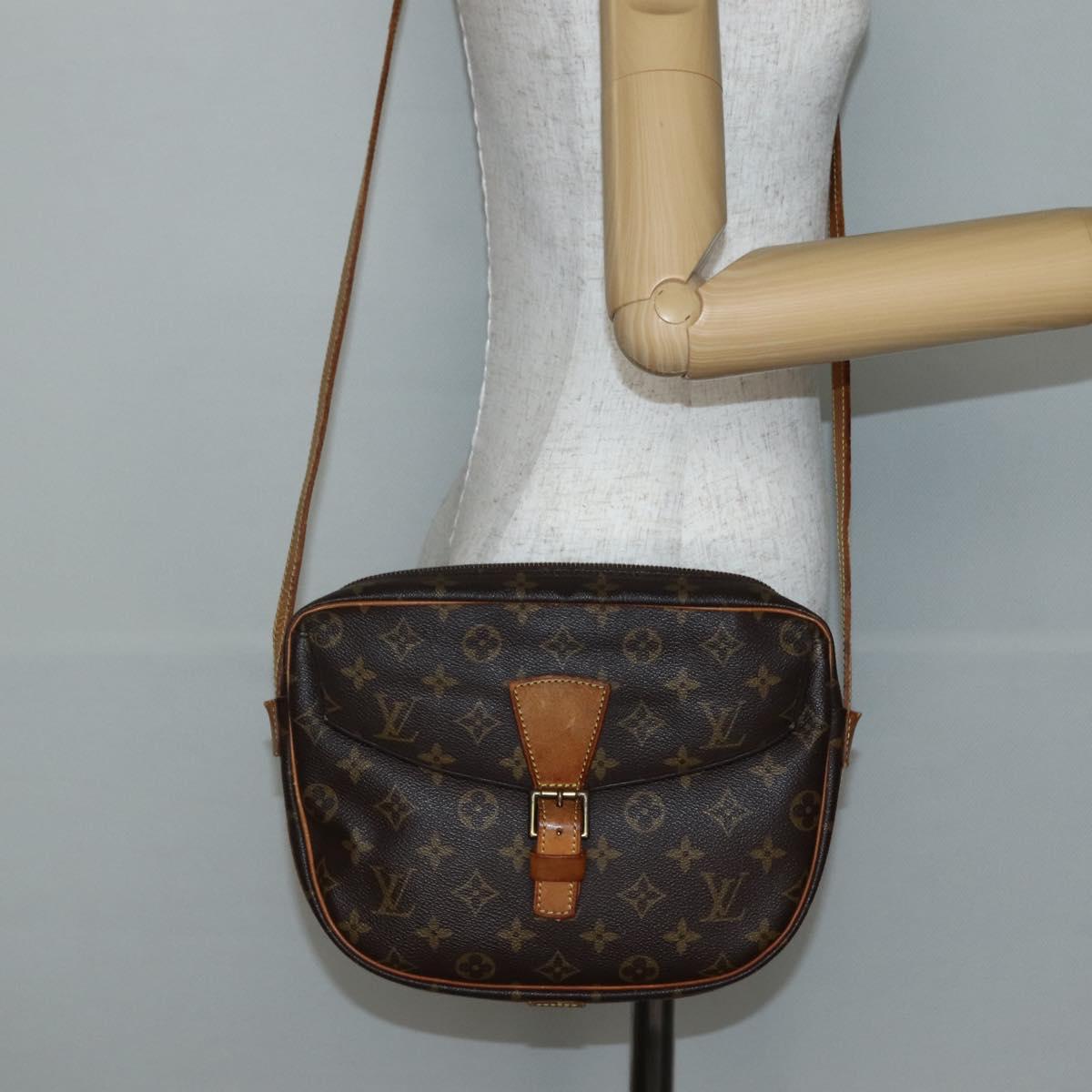 LOUIS VUITTON Monogram Jeune Fille GM Shoulder Bag M51225 LV Auth BA6073