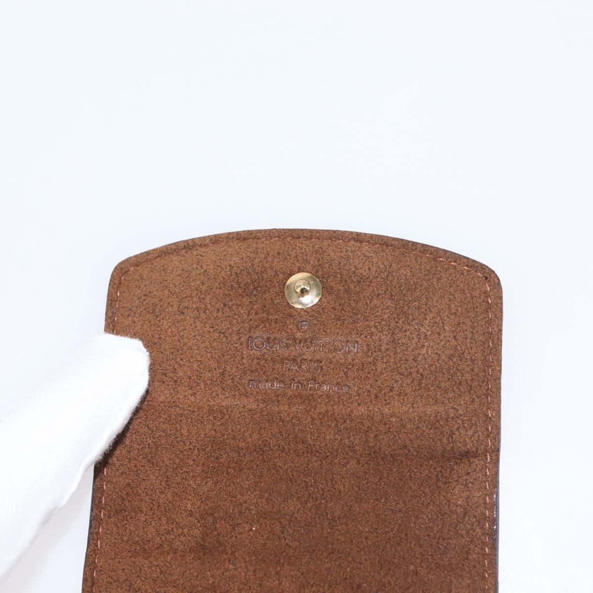 LOUIS VUITTON Damier Ebene Cuffs Cuff Case LV Auth BA6090