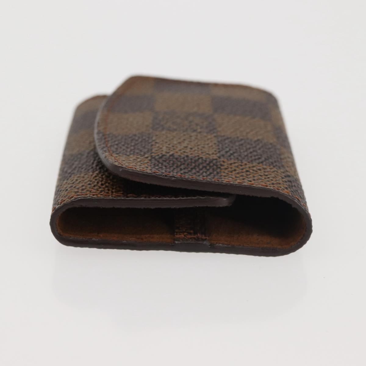 LOUIS VUITTON Damier Ebene Cuffs Cuff Case LV Auth BA6090
