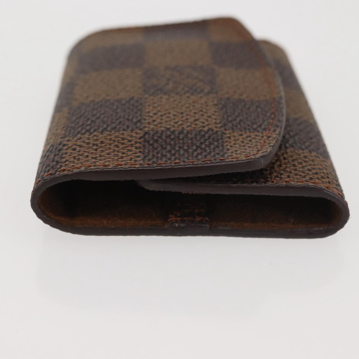 LOUIS VUITTON Damier Ebene Cuffs Cuff Case LV Auth BA6090