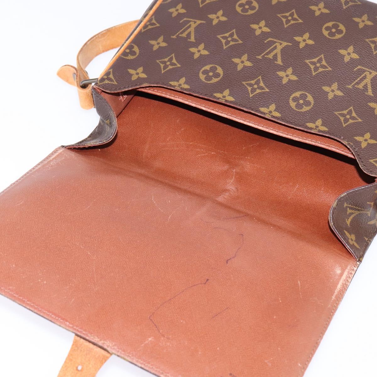 LOUIS VUITTON Monogram Cartouchiere GM Shoulder Bag M51252 LV Auth BA6097
