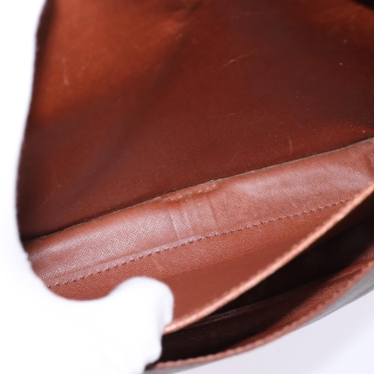 LOUIS VUITTON Monogram Cartouchiere GM Shoulder Bag M51252 LV Auth BA6097