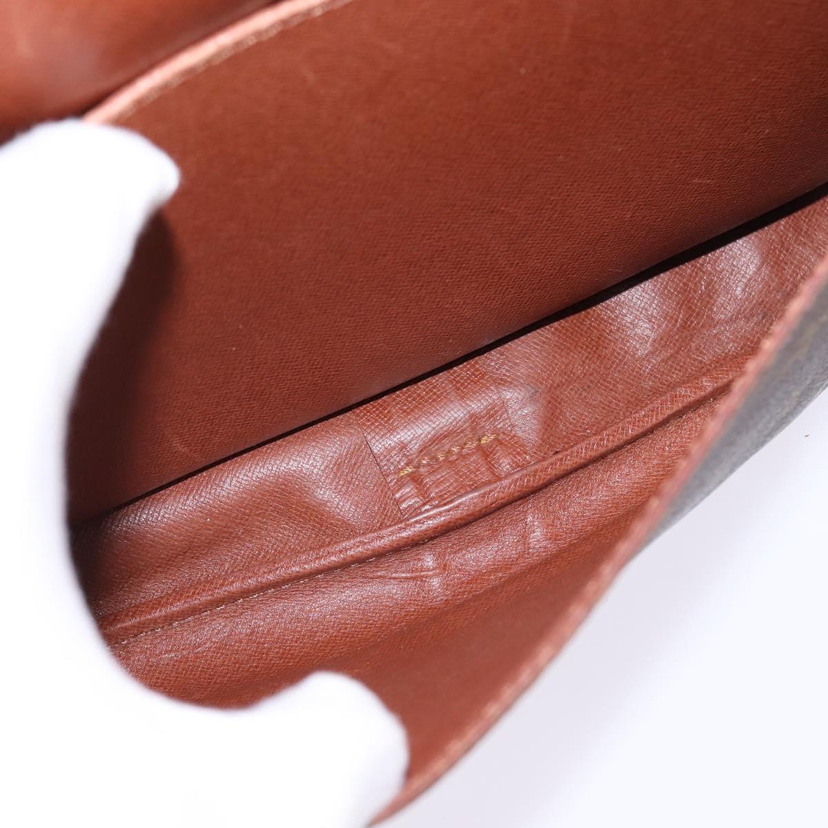 LOUIS VUITTON Monogram Cartouchiere GM Shoulder Bag M51252 LV Auth BA6097