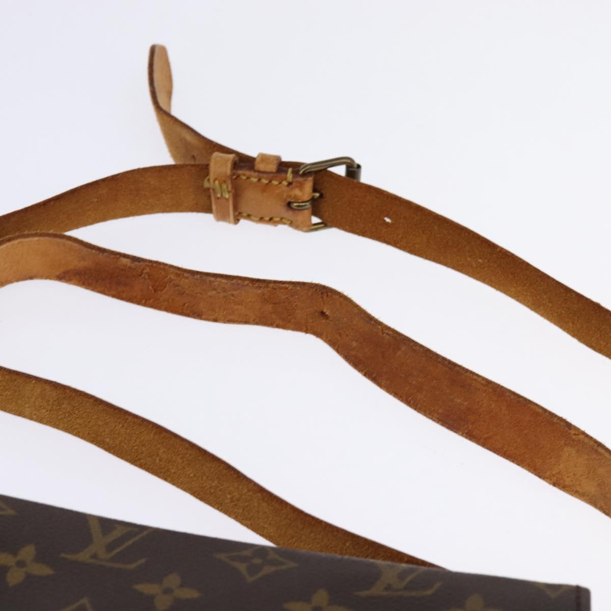 LOUIS VUITTON Monogram Cartouchiere GM Shoulder Bag M51252 LV Auth BA6097