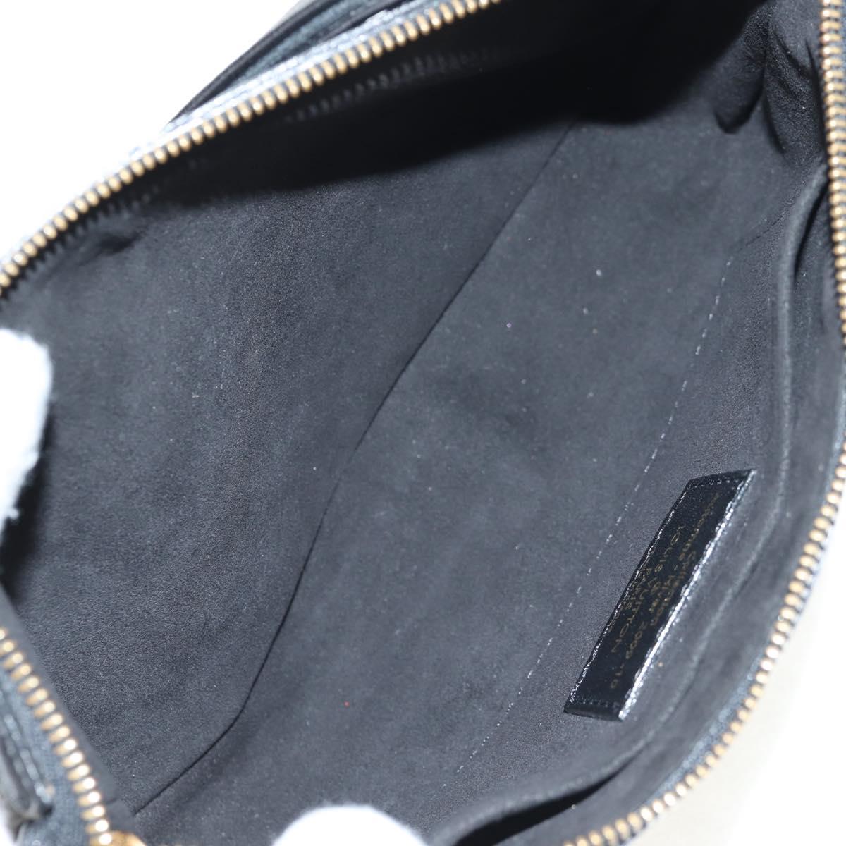 LOUIS VUITTON Monogram Eclipse Sequins Pochette Accessoires M40248 Auth BA6102V