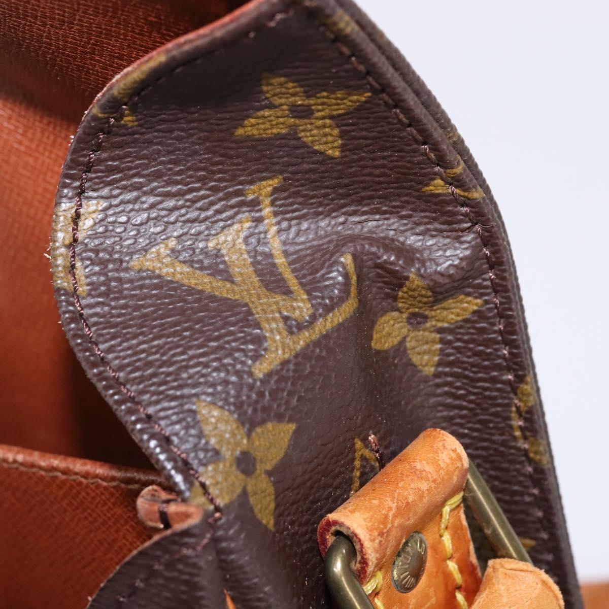 LOUIS VUITTON Monogram Cartouchiere MM Shoulder Bag M51253 LV Auth BA6112