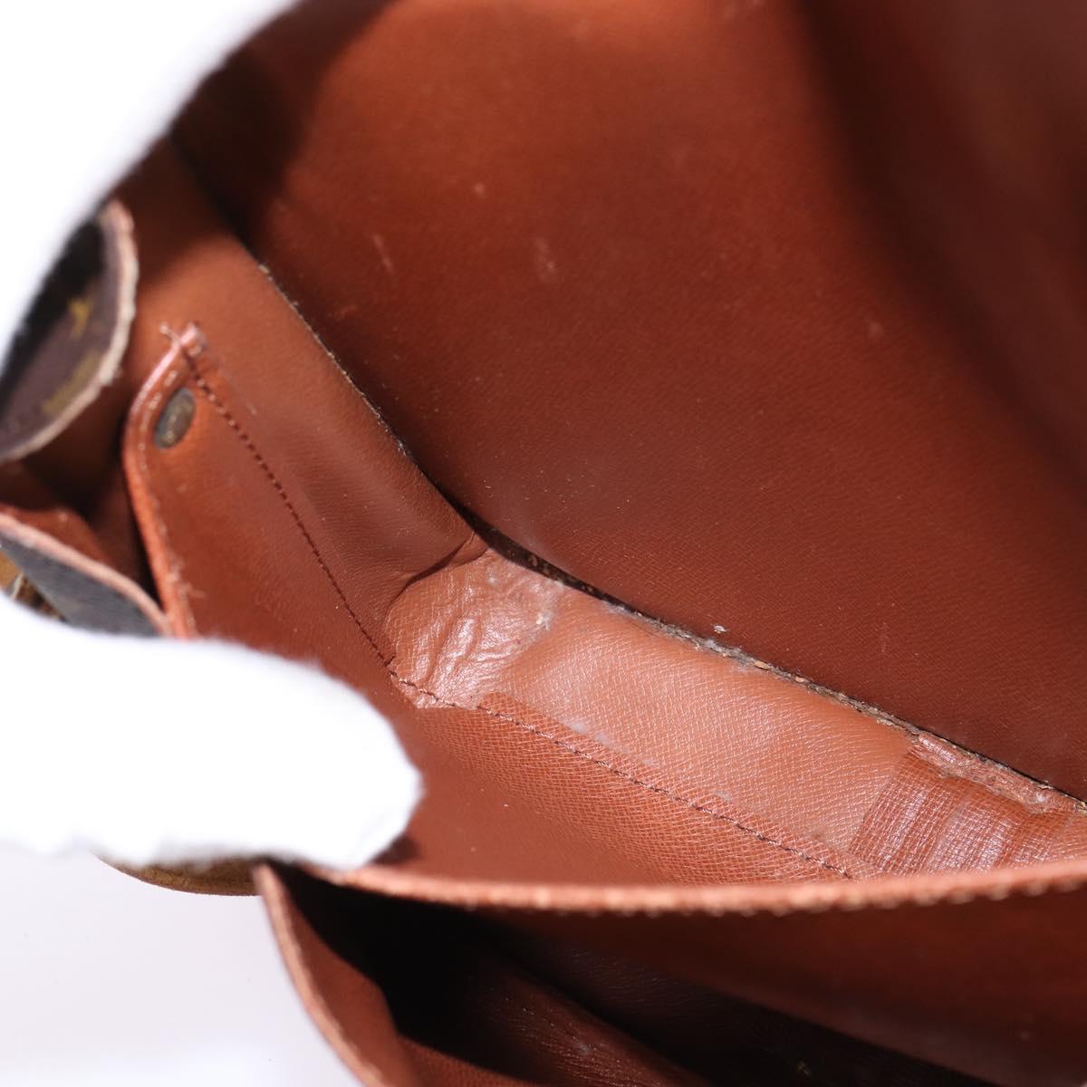 LOUIS VUITTON Monogram Cartouchiere MM Shoulder Bag M51253 LV Auth BA6112