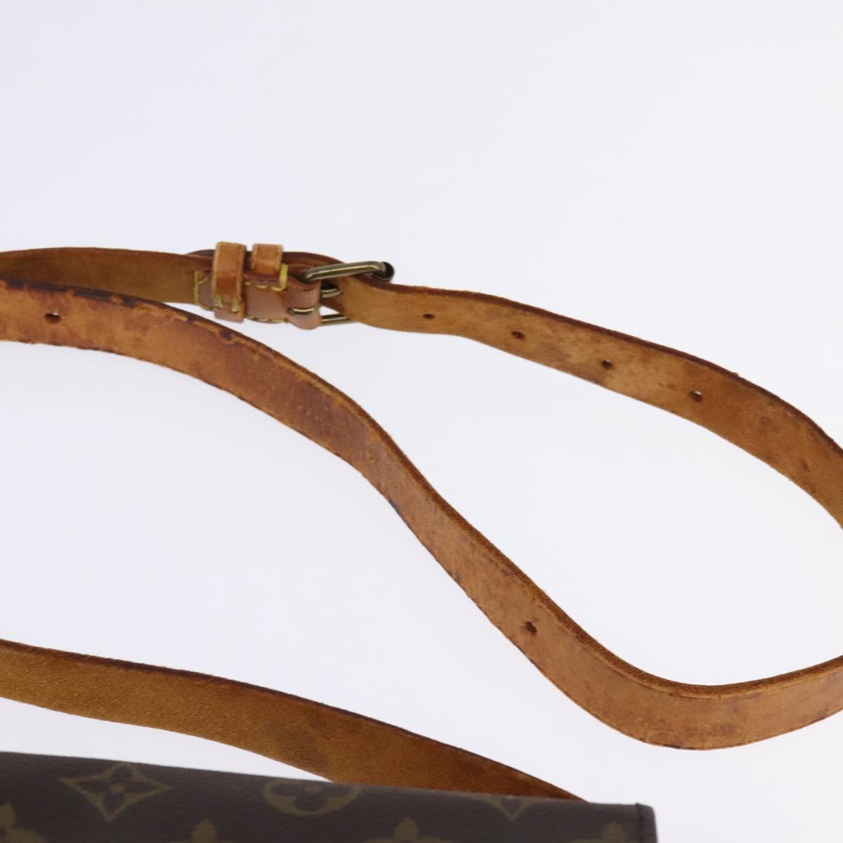 LOUIS VUITTON Monogram Cartouchiere MM Shoulder Bag M51253 LV Auth BA6112