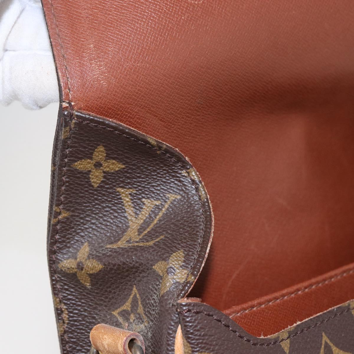 LOUIS VUITTON Monogram Cartouchiere MM Shoulder Bag M51253 LV Auth BA6113