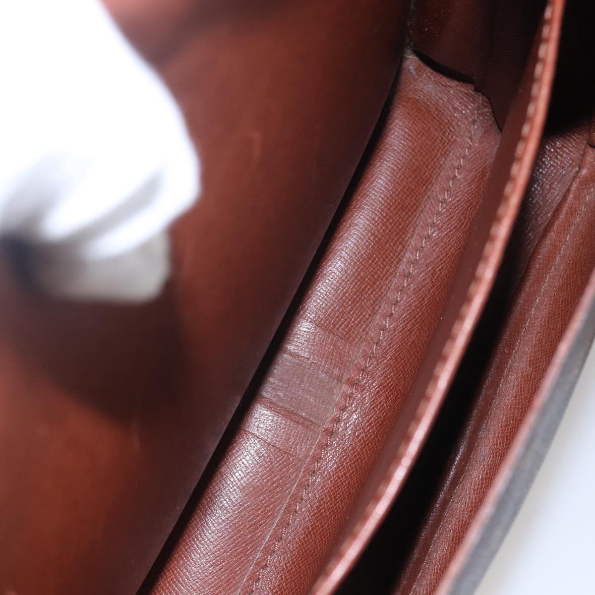 LOUIS VUITTON Monogram Cartouchiere MM Shoulder Bag M51253 LV Auth BA6113