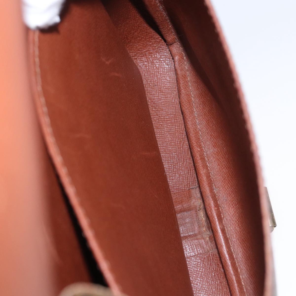 LOUIS VUITTON Monogram Cartouchiere MM Shoulder Bag M51253 LV Auth BA6113