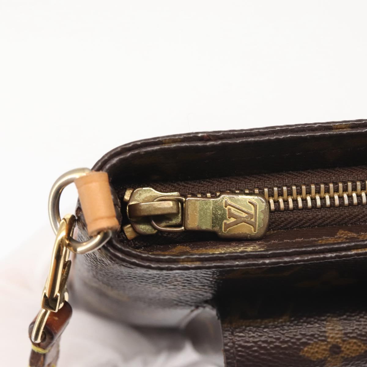 LOUIS VUITTON Monogram Partition Pouch M51901 LV Auth BA6114