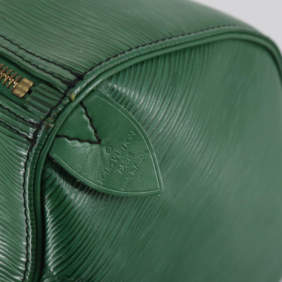 LOUIS VUITTON Epi Speedy 40 Hand Bag Green M42984 LV Auth BA6115