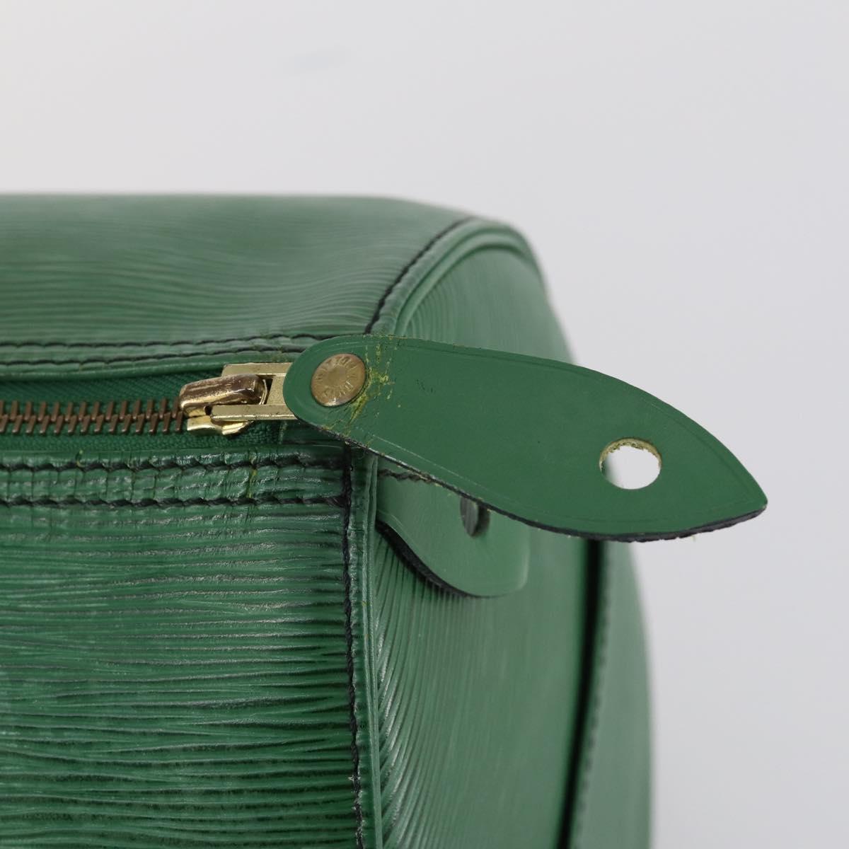 LOUIS VUITTON Epi Speedy 40 Hand Bag Green M42984 LV Auth BA6115