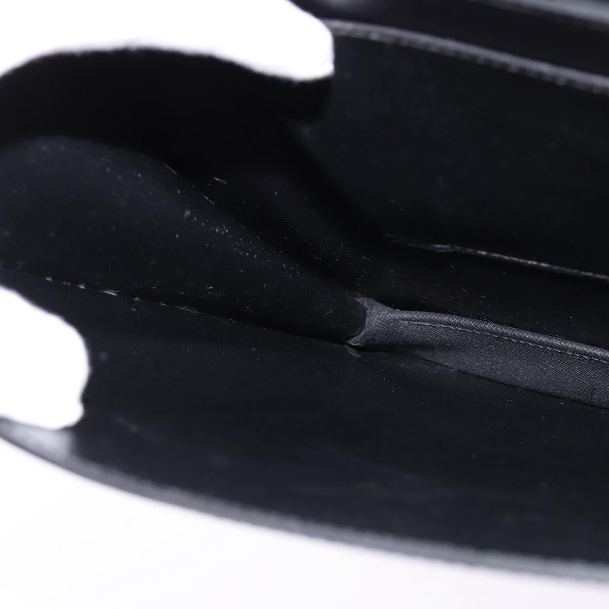 LOUIS VUITTON Epi Serviette Ambassador Business Bag Black M54412 LV Auth BA6117