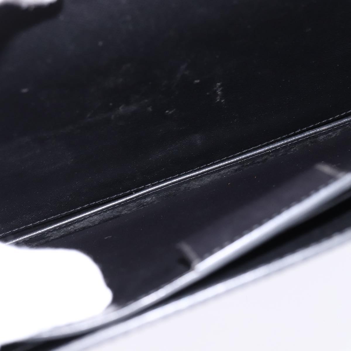 LOUIS VUITTON Epi Serviette Ambassador Business Bag Black M54412 LV Auth BA6117