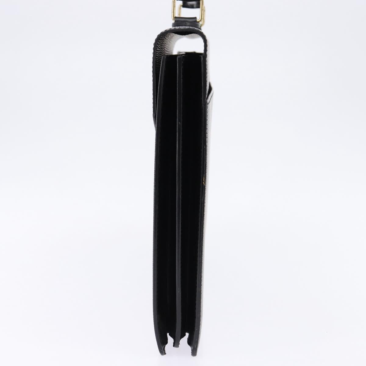 LOUIS VUITTON Epi Serviette Ambassador Business Bag Black M54412 LV Auth BA6117