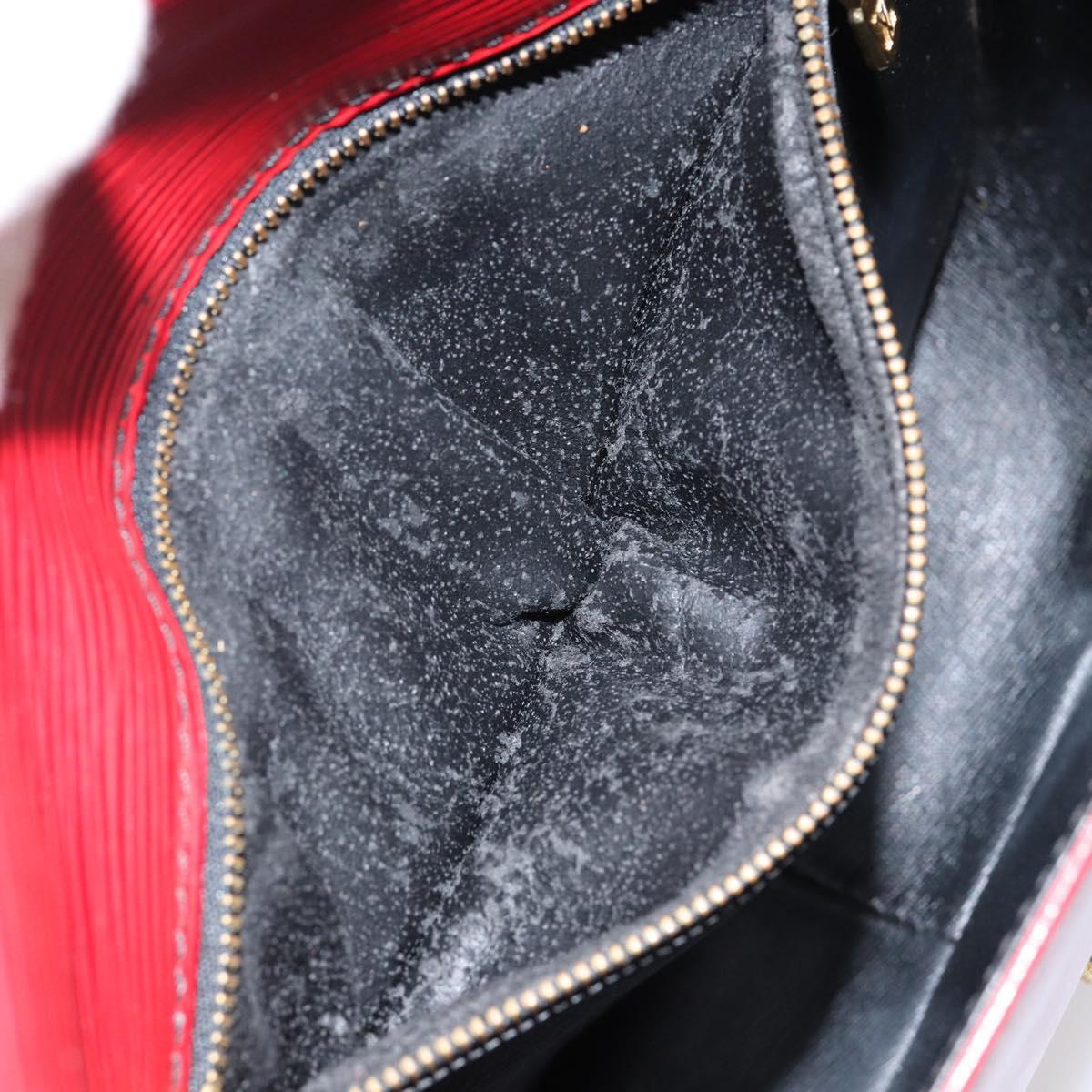 LOUIS VUITTON Epi Saint Cloud GM Shoulder Bag Red M52197 LV Auth BA6120