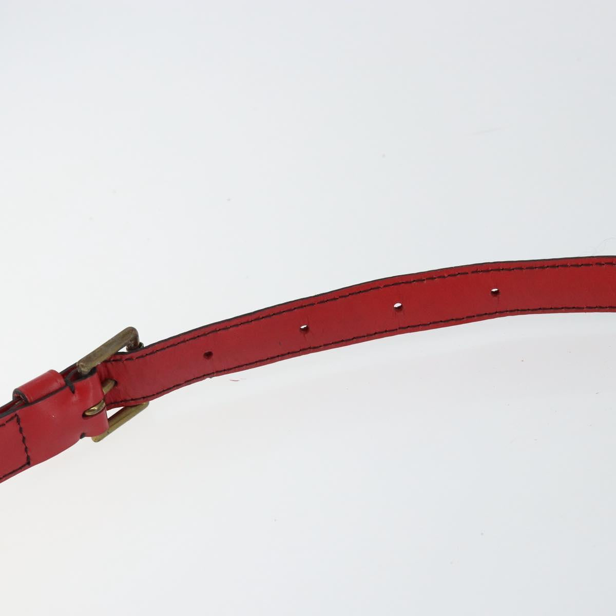 LOUIS VUITTON Epi Saint Cloud GM Shoulder Bag Red M52197 LV Auth BA6120